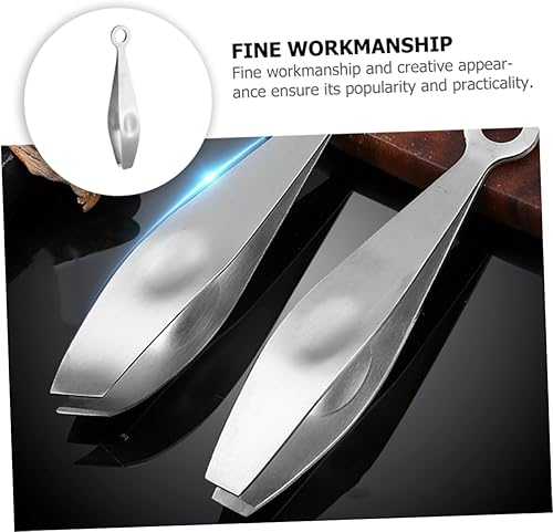 Miniatura 5 de Housoutil Cortadora de pelo de cerdo Pinza de pelo de pato Pinzas de pelo de cerdo Escalador de pescado Herramientas de peinado Pinzas de acero