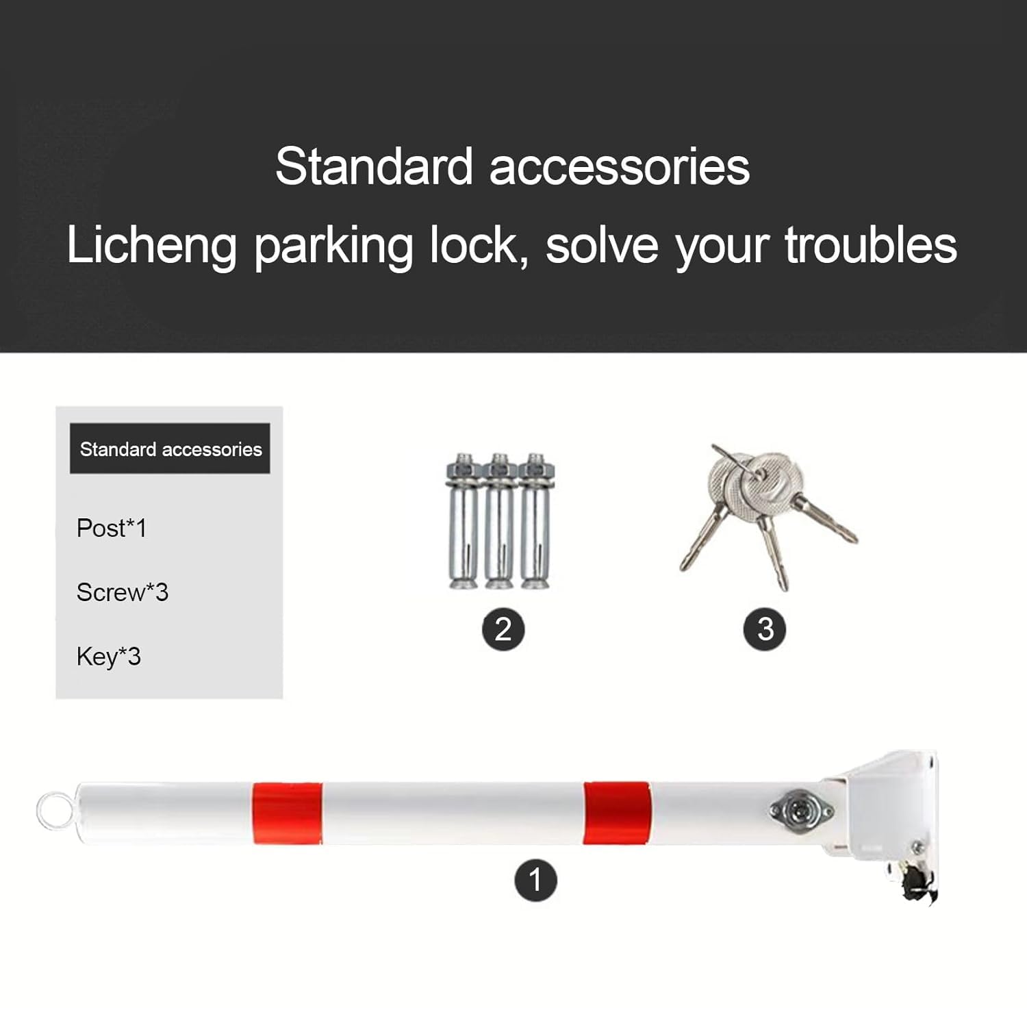Borne de sécurité réfléchissante en métal - Balise de signalisation avec Anneau de Suspension - Lot de 2 - Idéale pour la Construction de parkings et de Routes (Noir)
