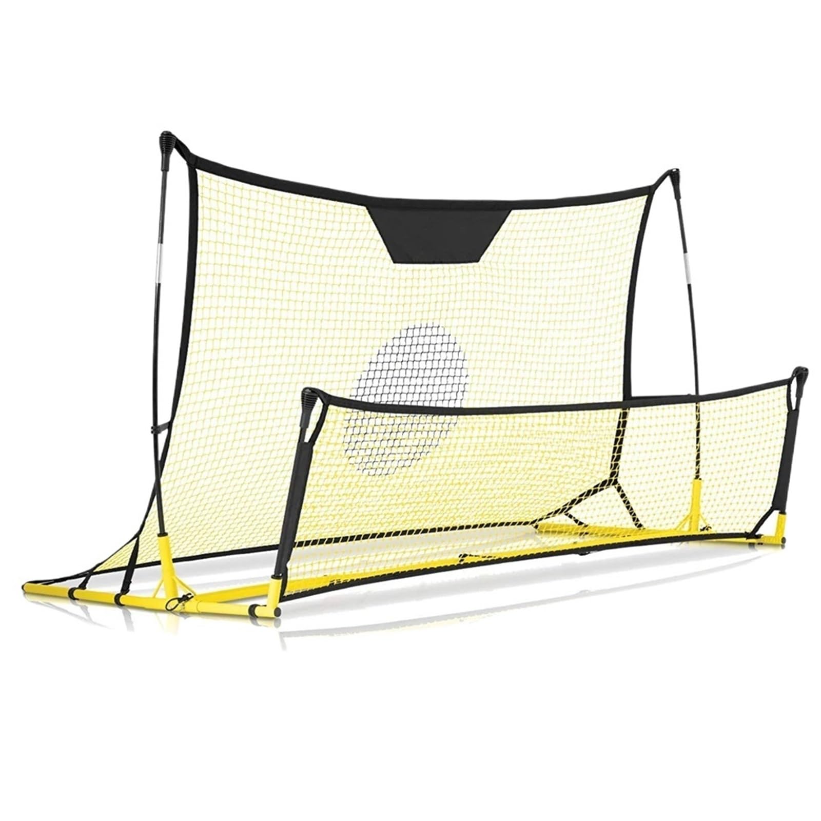 KJZQXYX Portable Soccer Rebounder Net, Double Mesh Football Training Aid,Disassemble Sports Gear for Athletes,for Kick Practice