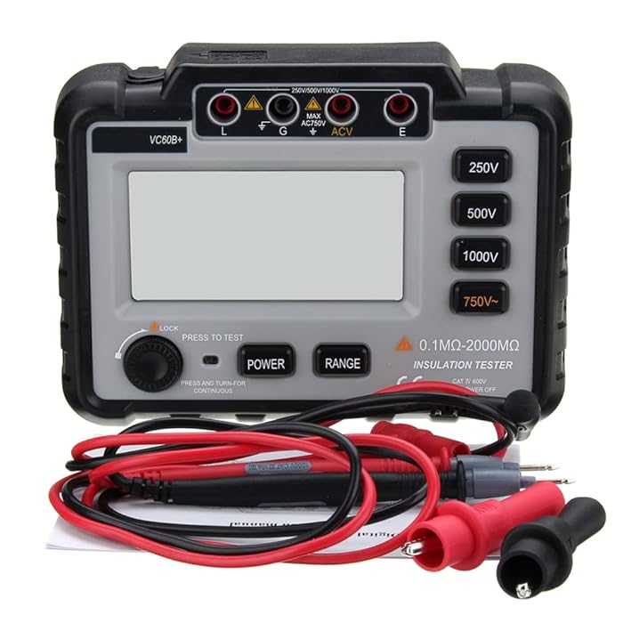 Buy VC60B+ Digital Insulation Resistance Tester Megger Megohm Meter