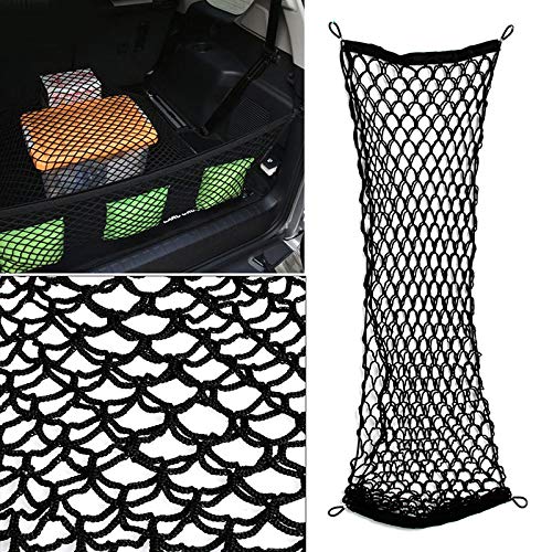 Rete Portaoggetti Auto Rete 1 PZ Car Tronco auto Organizzatore del carico Posteriore Storage Elastic Carrier Mesh Nylon Nylon 90x40cm