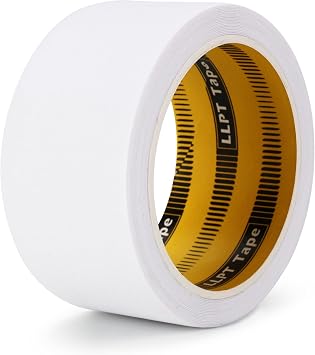 LLPT Iron On Repair Tape White 2" x 16.5 Ft | No Sew Invisible Repair, Washable, Stretchable, Fusing Durable Adhesive for Sofa Jeans Jackets Pants Curtains & DIY Decor