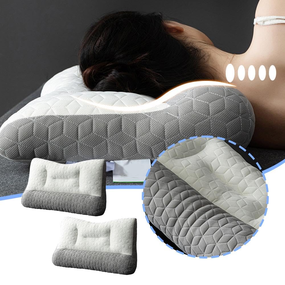 Oreiller Orthopédique Pour Le Cou, Lavable, Imperméable, Respirant, En Gel Infusé De Silicone TPE, Coussin Rafraîchissant, Soulagement De La Pression