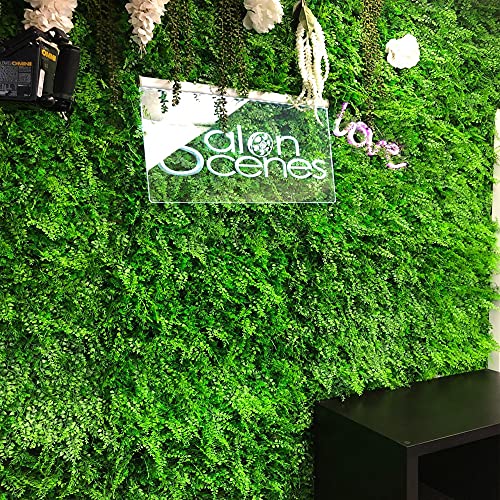 Myoyay Artificial Fern Wall Panel 12 Pack 24" X 16" Artificial Boxwood Panels Garden Privacy Fence 32 Sq.ft Topiary Hedge Plant Screen Faux Greenery Backdrop Wall For Outdoor Indoor Wedding Décor #TOP2