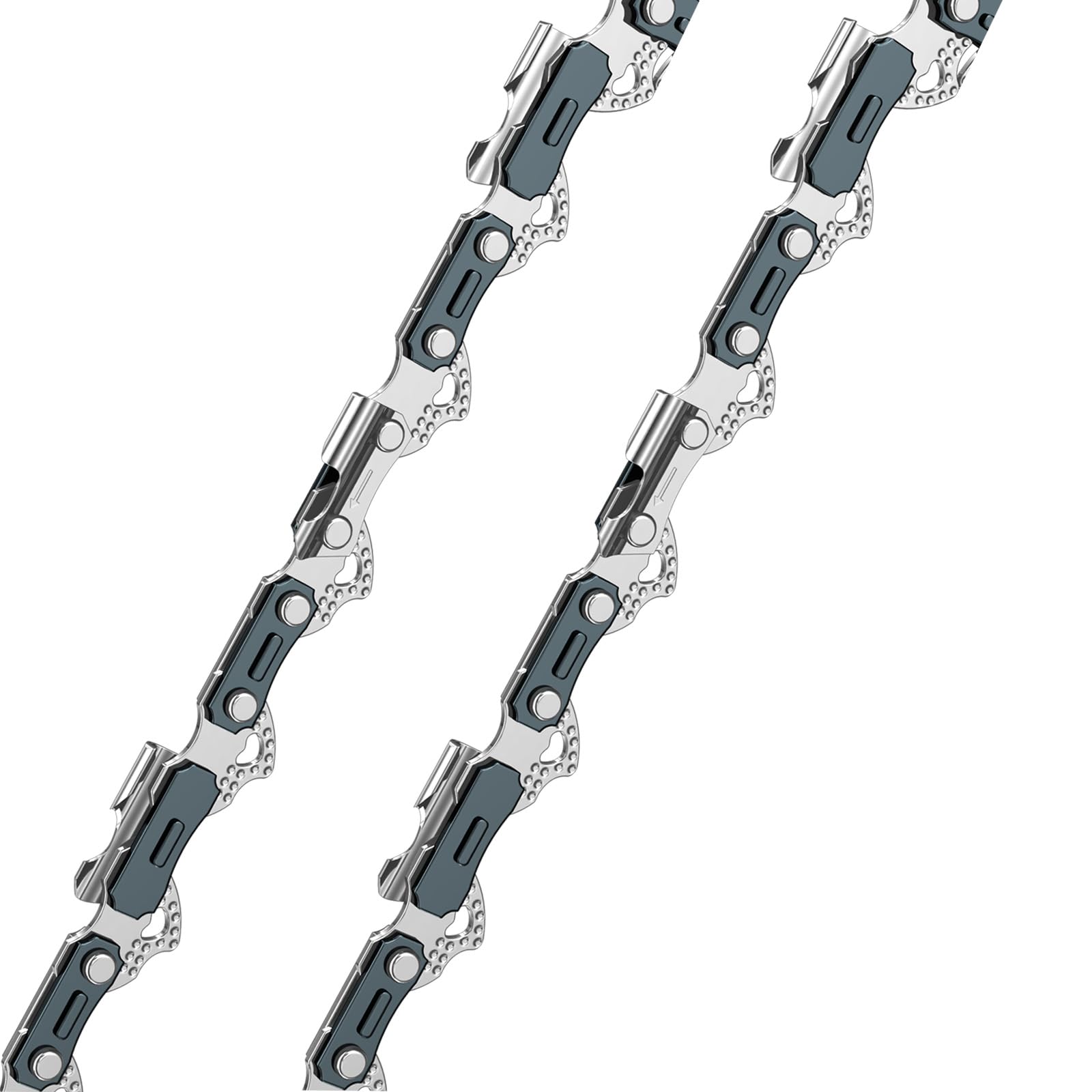 2 Cadenas de Motosierra 3/8" 46 Eslabones 1,1 mm 30 cm 043
