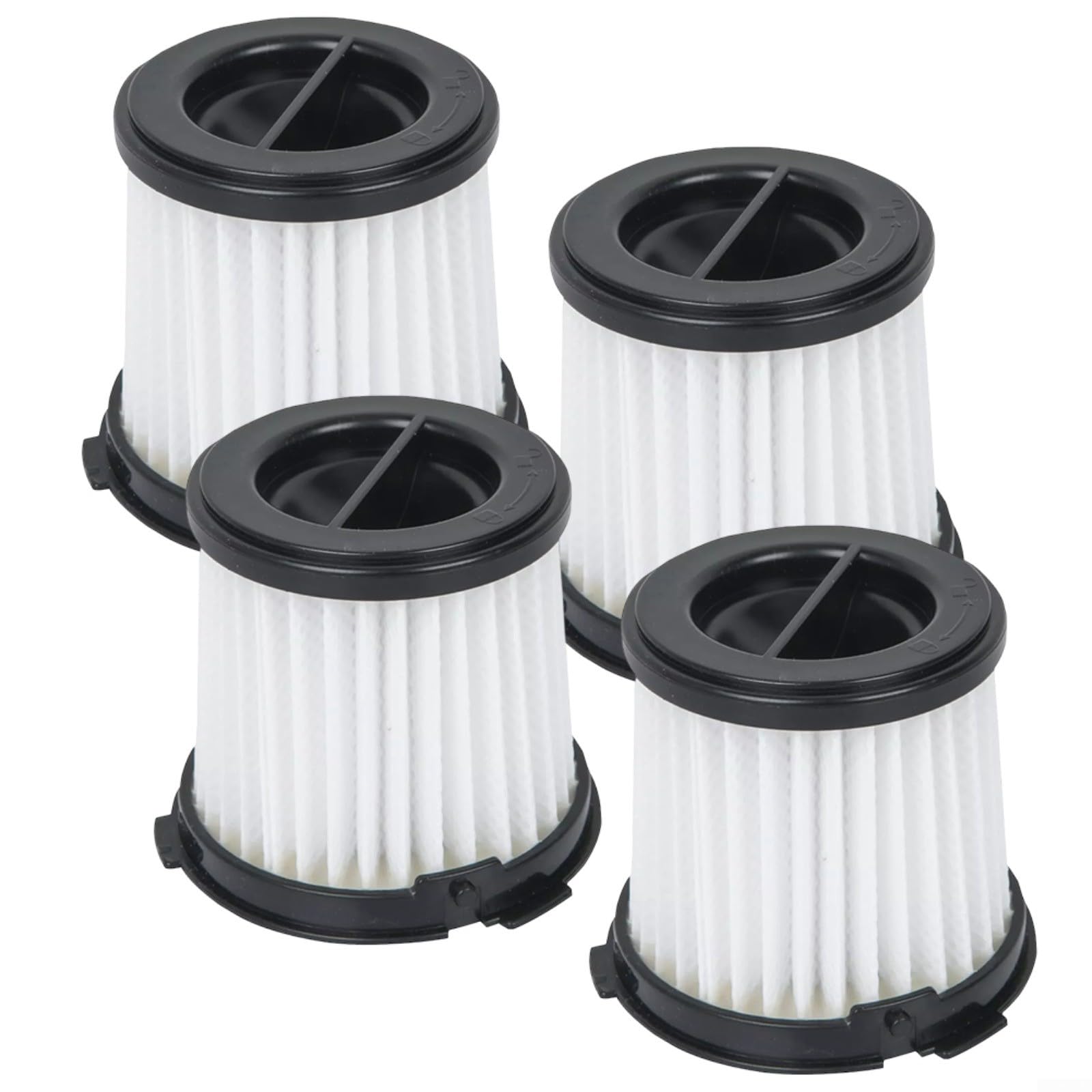 2/4 Pack Vacuum Cleaner WA6077 HEPA Filter Washable Filter Set For WORX WX030/WX030.9 CUBEVAC Vacuum Cleaner Spare Part(4 PACK)