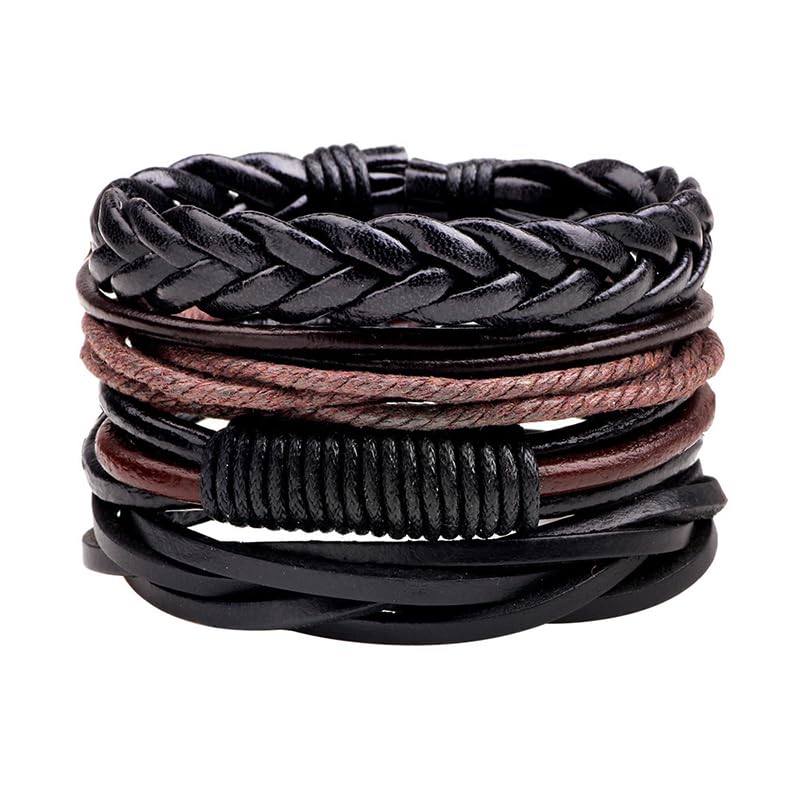 Vientiq Contemporary Casual Wear Leather Bracelet For Mem/Boy's