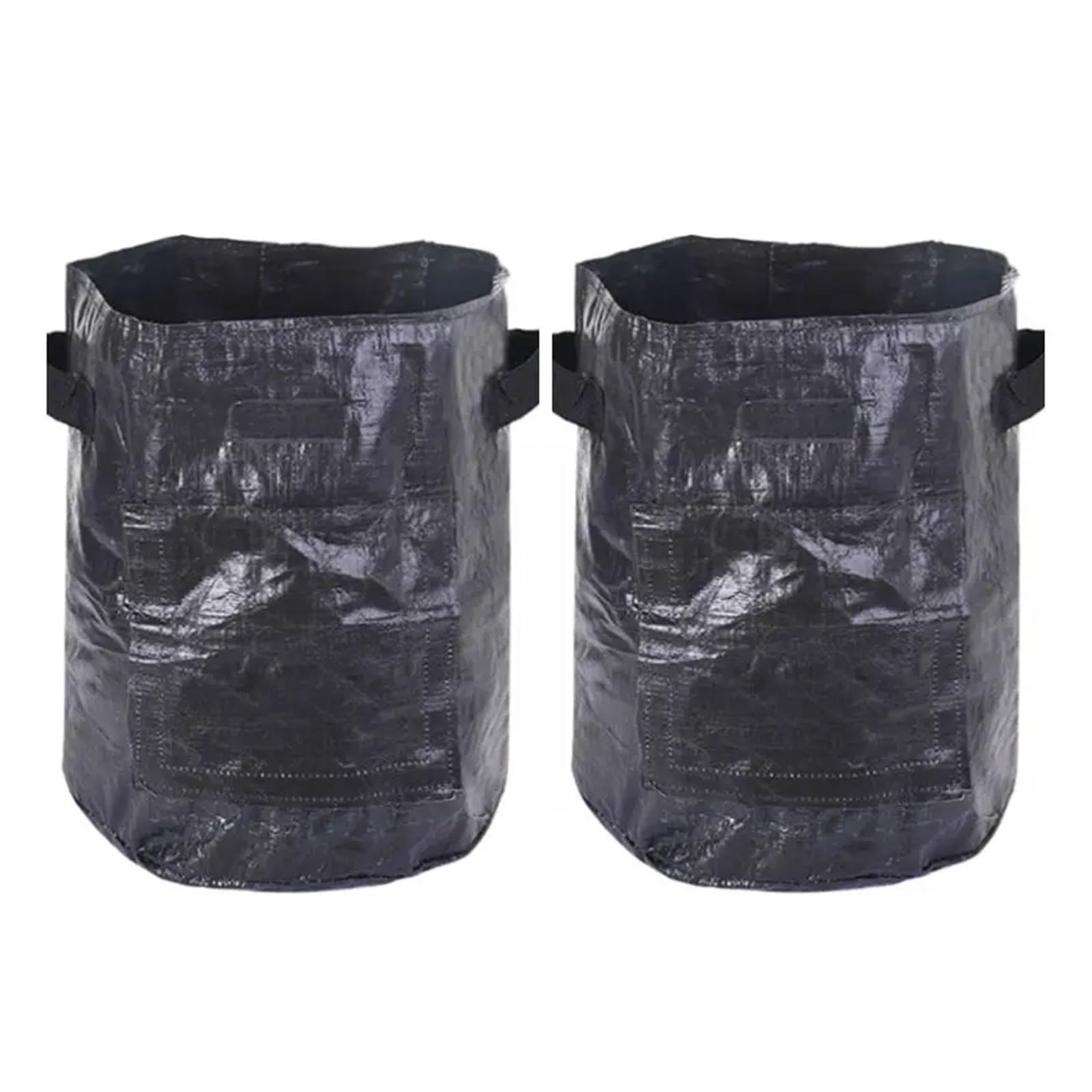 HWJFDC Potato Growing Bags Potato Grow Bag PE Planting for Veg Tomato Gardening Pots Accessories Outdoor Tools and Supplies(Dark Khaki,7 gallon(US)-30x35cm)