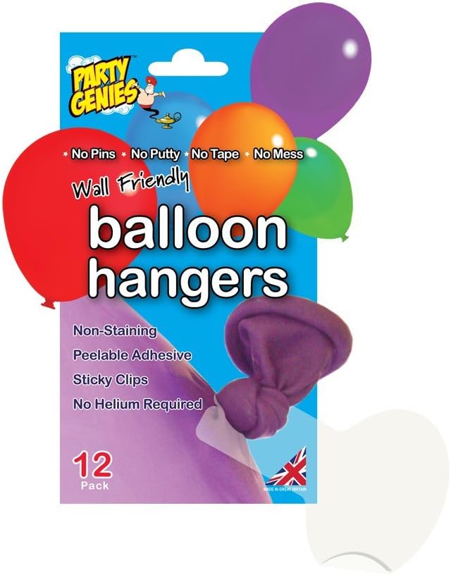 HANGERS FOR PARTY BALLOONS - Wall Friendly!