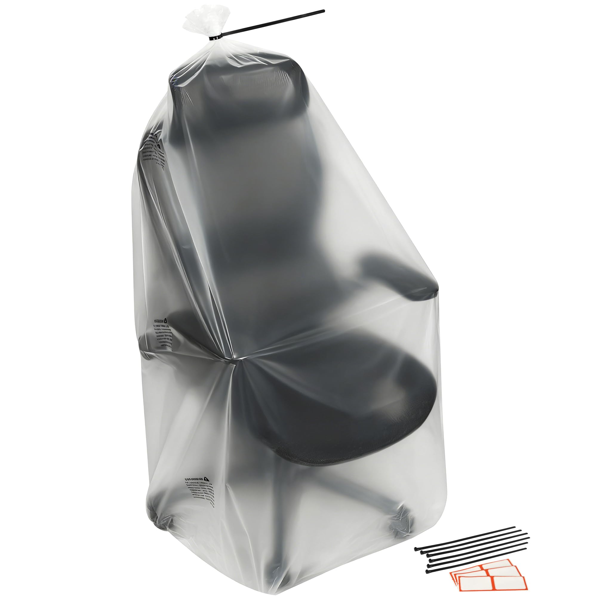 Bolsas de plástico impermeables extragrandes Storage Standard transparentes de 6 unidades