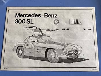 Amazon | Mercedes Benz 300SL 1/24 Heller エレール ベンツ