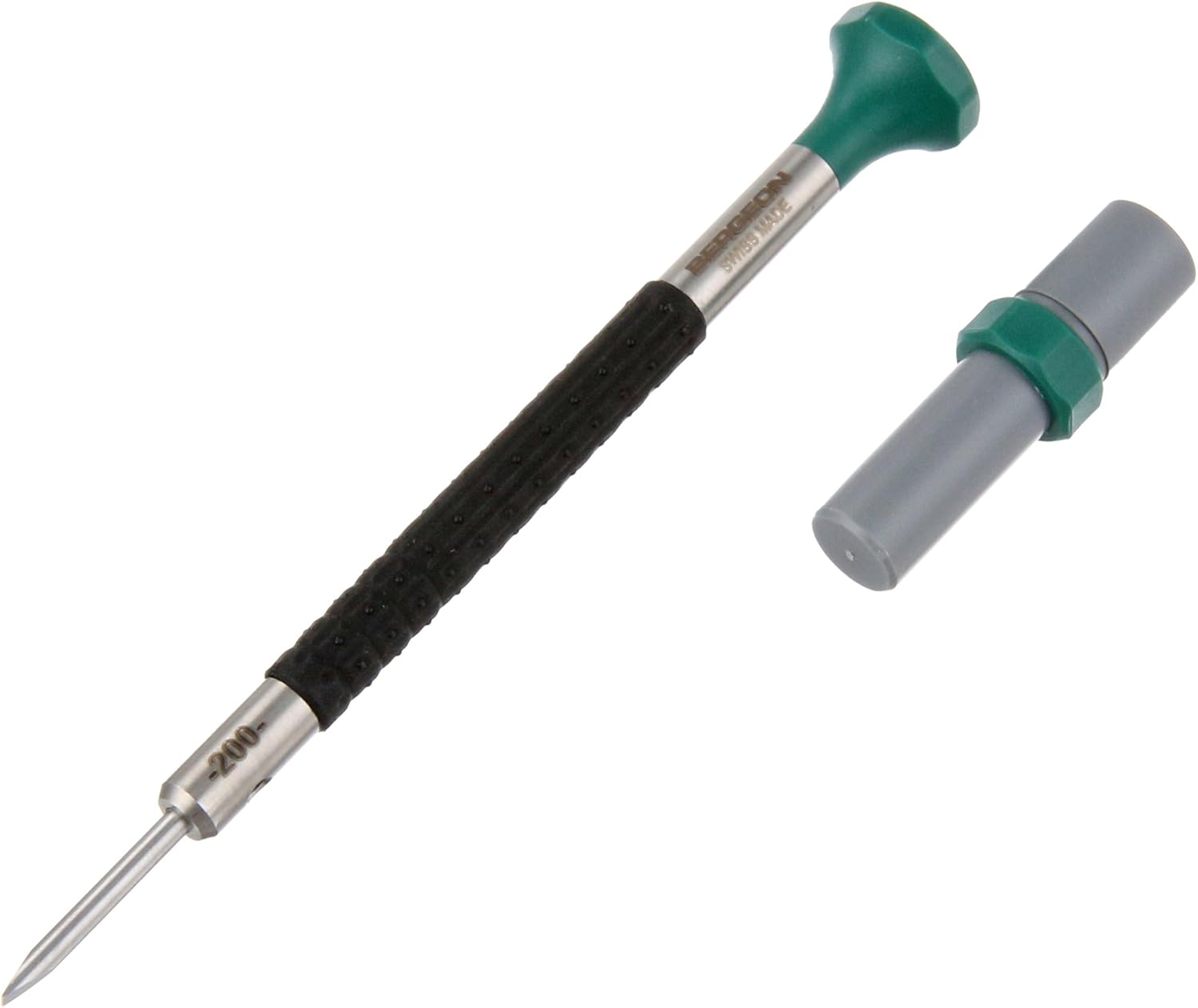 Bergeon 55-687 6899-AT-200 Stainless Steel Ergonomic 2.00mm Screwdriver with Spare Blades Watch Repair Kit