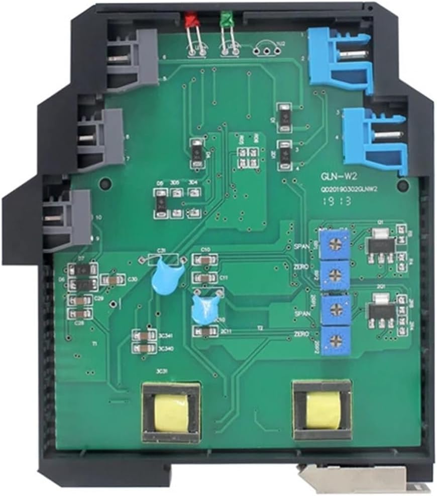 Ultra-Thin DC Analog Signal Isolator Multi-Input Multi-Output 0-10V 4-20mA 0-5V Current Voltage Transmitter for Isolation Sensor(1 in 1 Out,Input 4-20MA_Output 4-20MA)