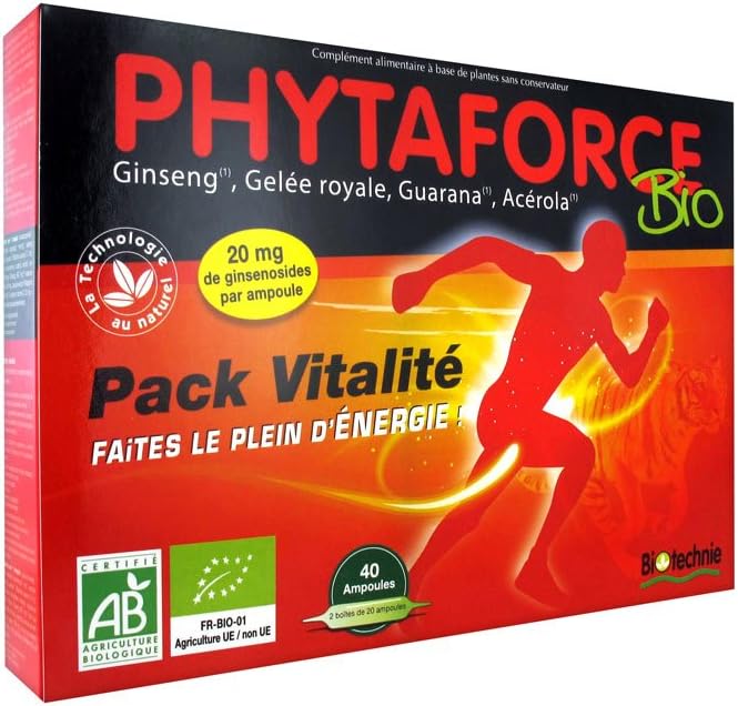 Biotechnie Phytaforce Bio Pack Vitality 40 Phials