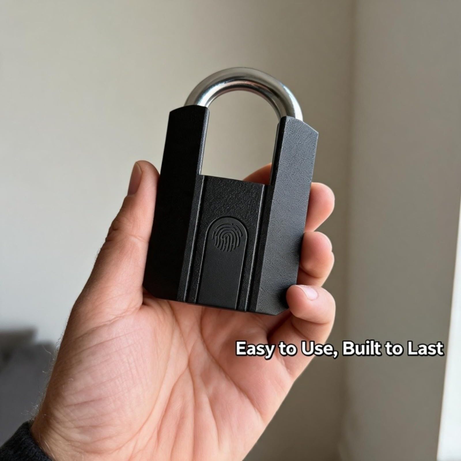 Candado de huella dactilar IP67, control de aplicación para Tuya, candado