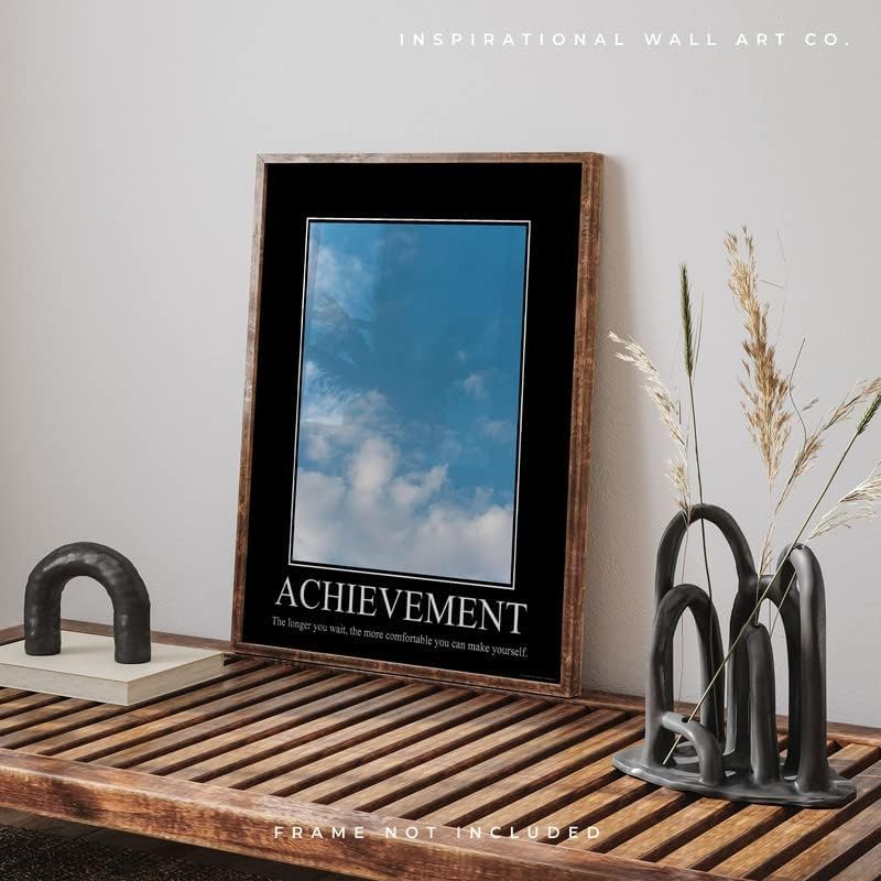 Achievement Demotivational Poster Ironic Snarky Funny Sarcastic Office Wall Decor Art Print 11x14 Inches Unframed image 5