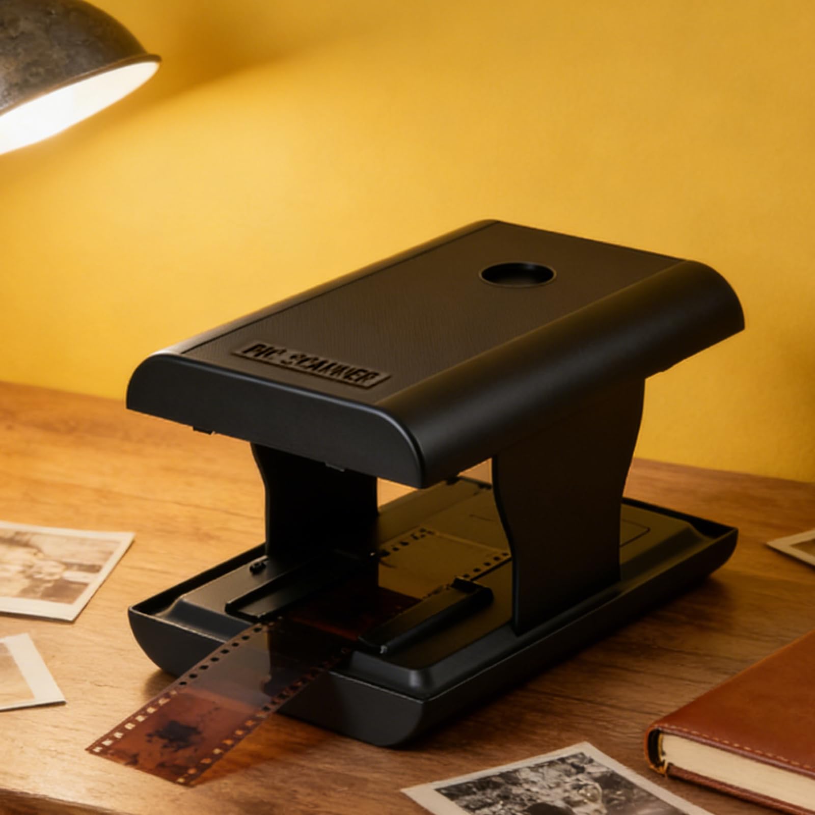 Lo scanner compatto per negativi funziona con smartphone scansioni su JPEG Preservando Compact Negatives Scanner Funziona con smartphone Scansioni a JPEG Preserving