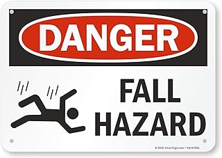 SmartSign S2-0661-PL-10 “Danger - Fall Hazard†Sign | 7