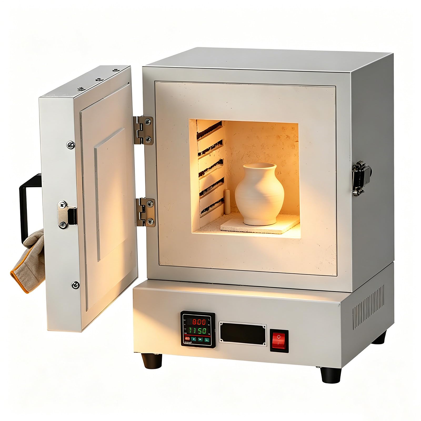 Horno eléctrico de 1150 ℃ con 2000W de potencia para joyería de mesa