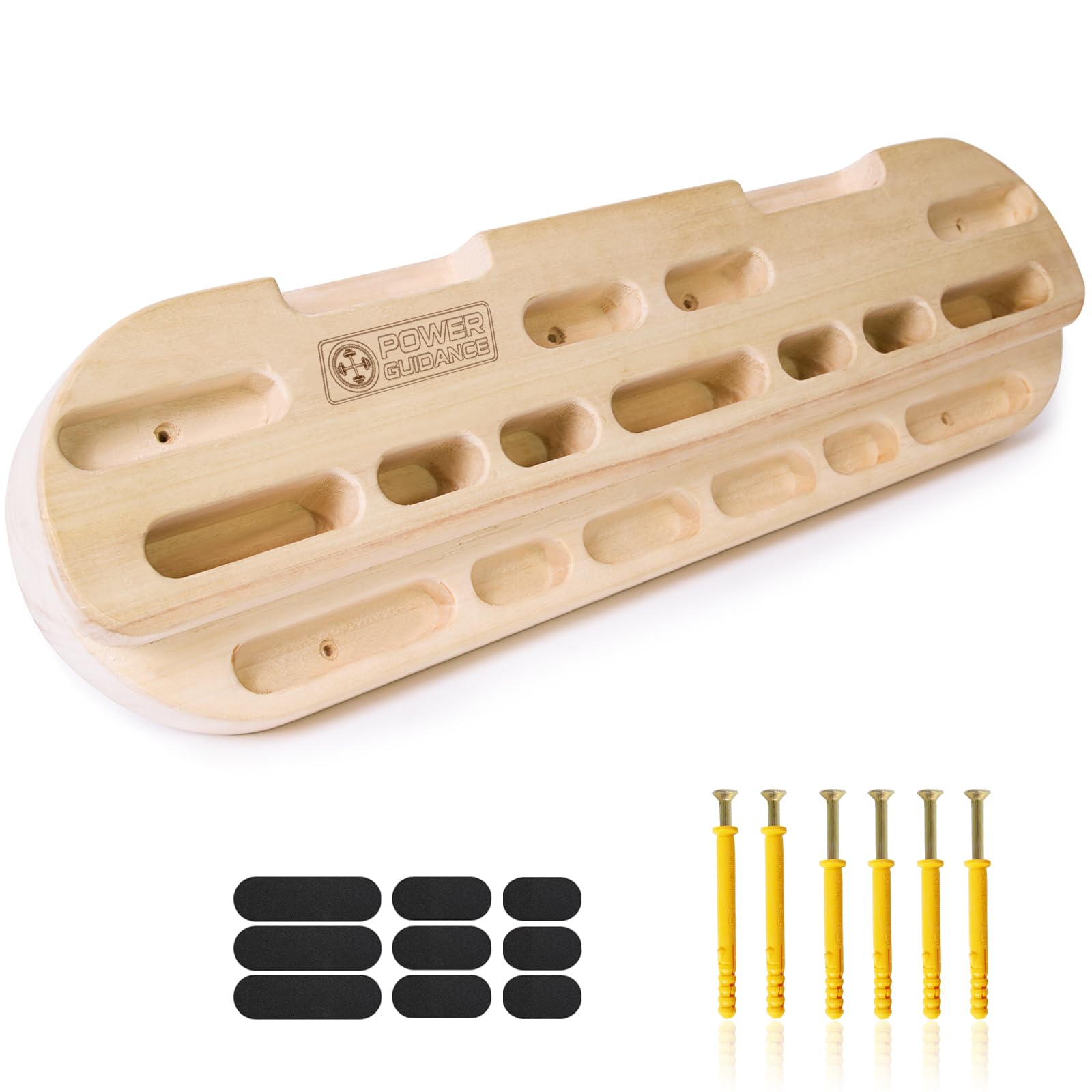 Training Fingerboard, Portable Wooden Hangboard Rock Climbing Pull U