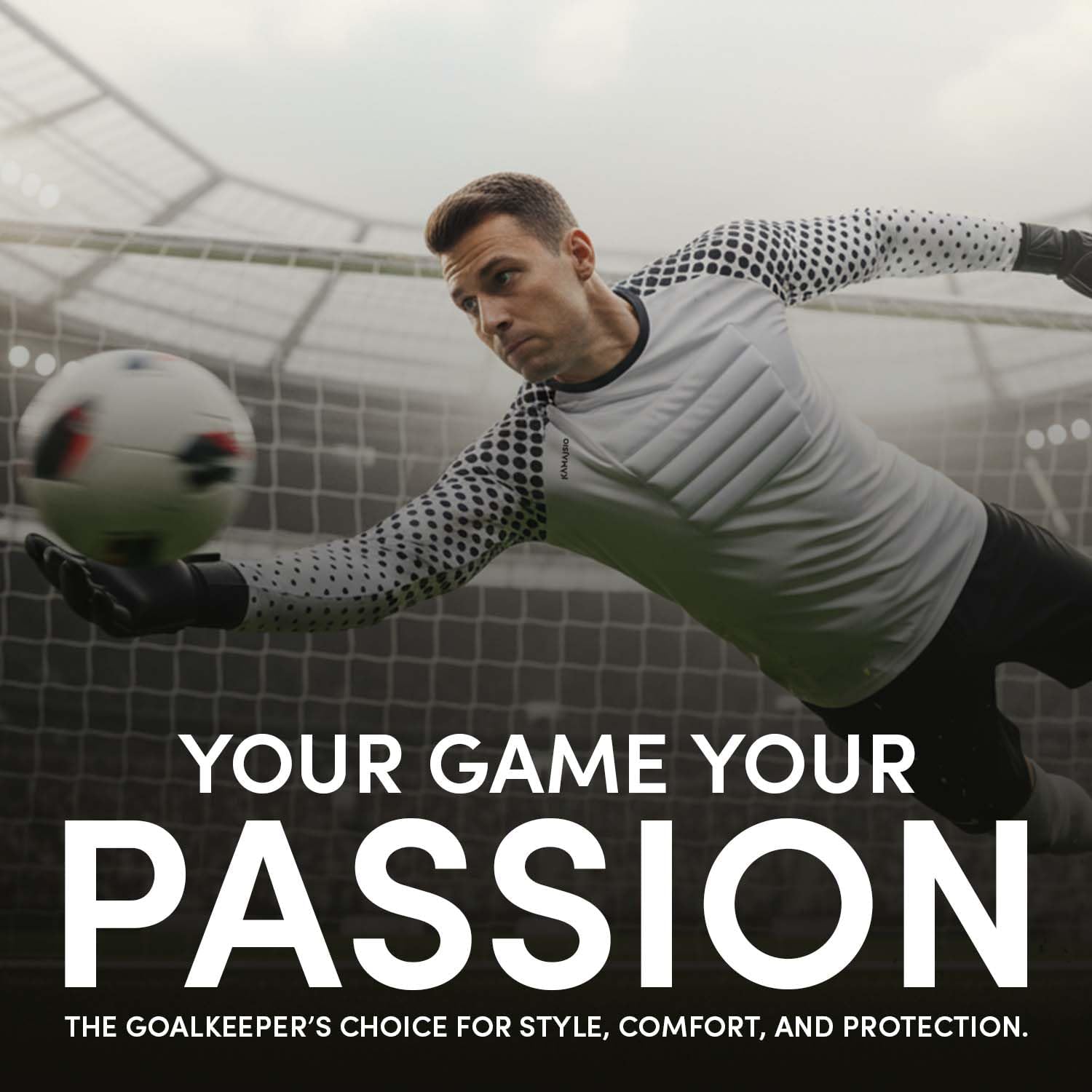 Soccer Goalie Jersey Youth - Elbow & Chest Padded Youth Soccer Goalie Jersey - Adult Football Goalkeeper Shirt - Image 3