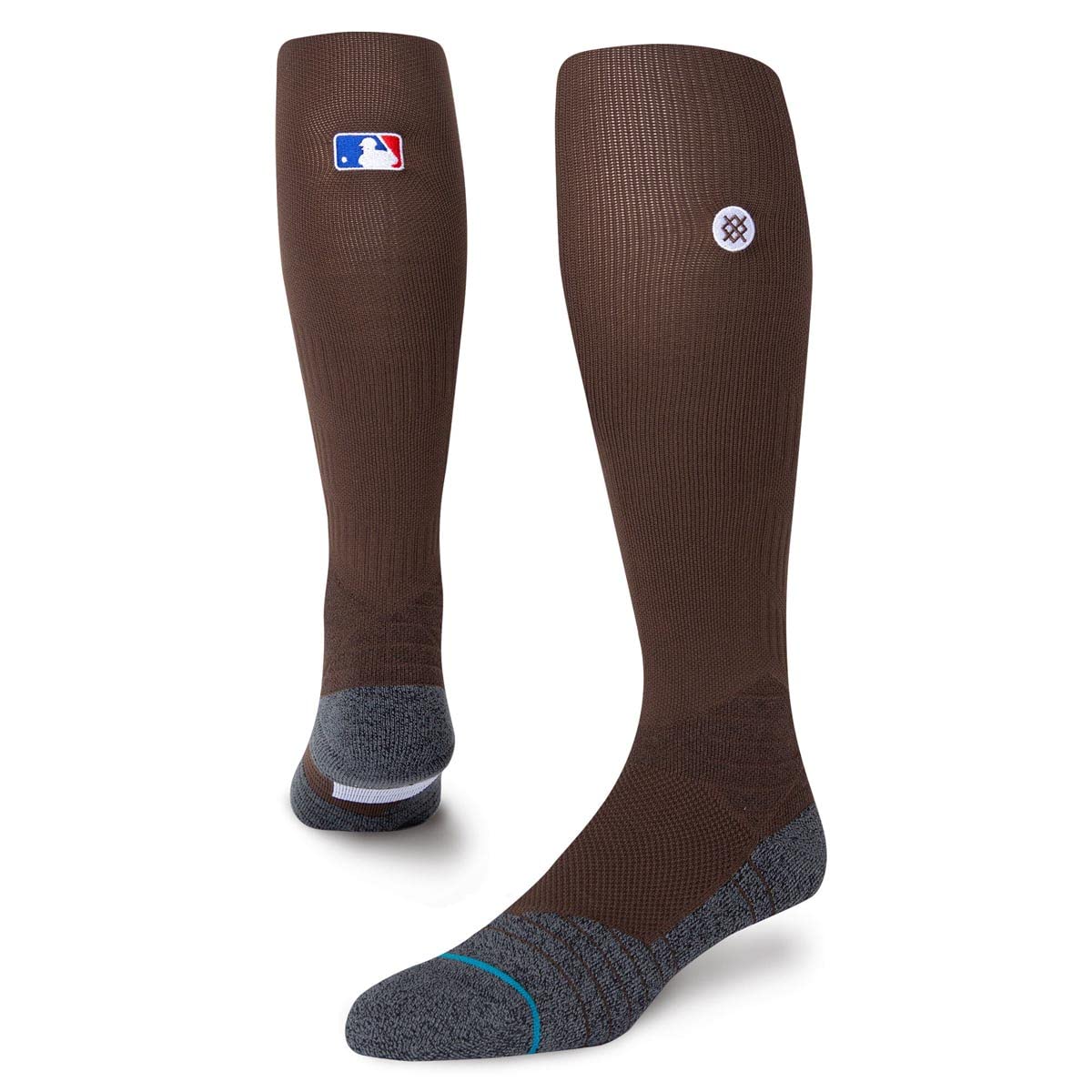 Chaussettes Stance Diamond Pro au-dessus du mollet marron XL - 2