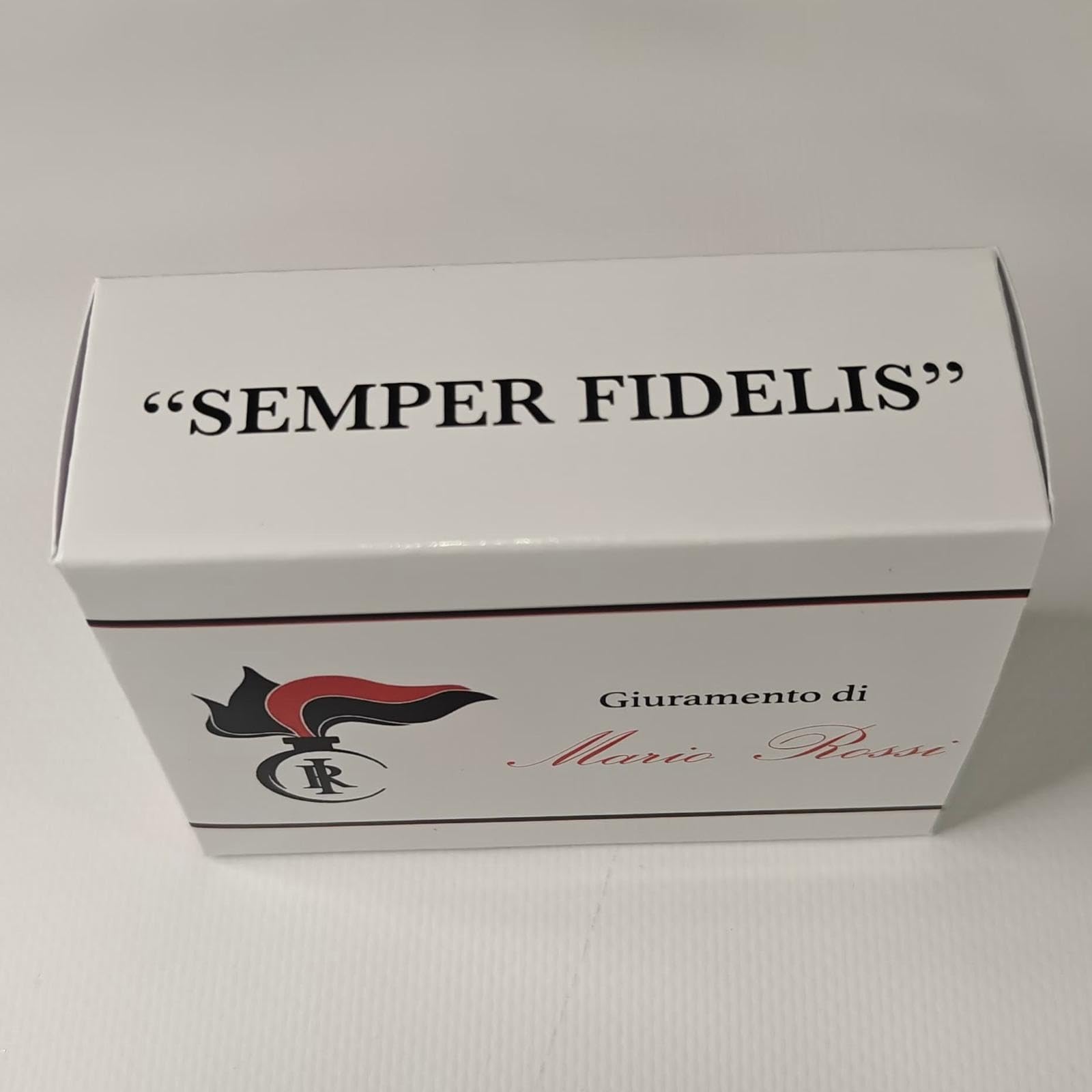 Scatole Porta confetti Personalizzate (nome, corso, data), Giuramento Forze Armate - Carabinieri - Made in Italy -10 pz - Bomboniera o segnaposto originale, ideale per cerimonie, feste e ricordo.