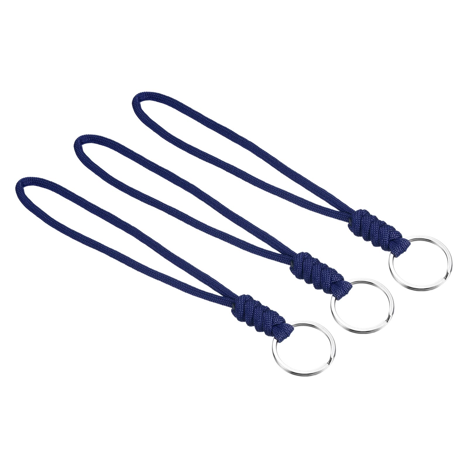 PATIKIL Badge Lanyard with Keyring, Wrist Keychain Cord Metal Hook Strap for Key Whistle ID Card Badge Holder