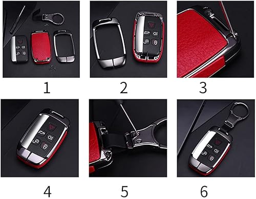 Miniatura 6 de SANRILY Funda para llave Land Rover, Rojo -