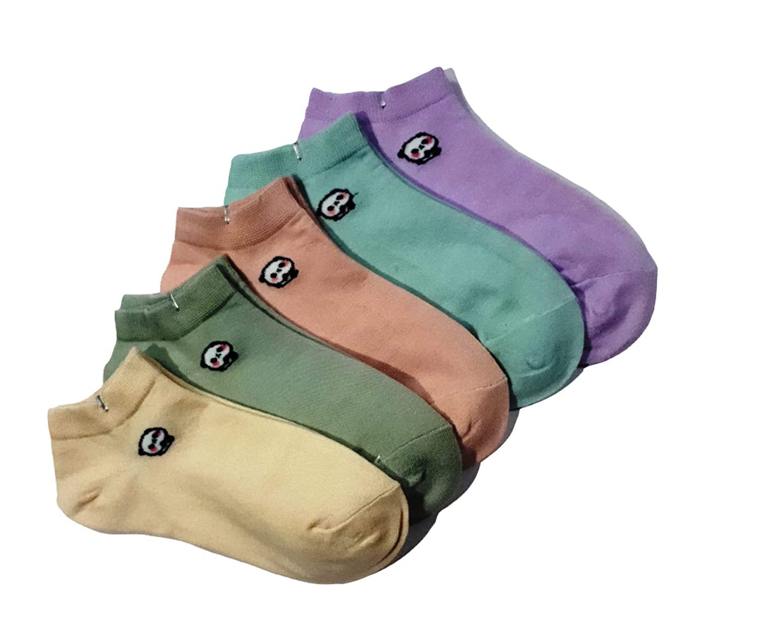 Stylish and Comfortable Women's Socks - Durable and Breathable Ankle Length Socks Combo Pack 5 Pairs-image-41