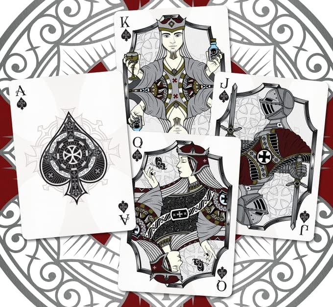 Miniatura 4 de Cartas de juego naturales Stronghold Baraja de póquer estándar por Gamblers Warehouse