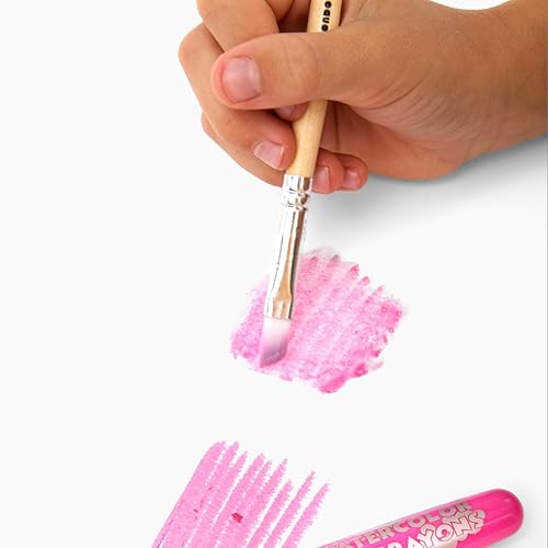 Miniatura 8 de Crayones de gel de acuarela brillantes -12 crayones brillantes para la escuela - Suministros de arte para niños y niños pequeños - Lavables - No