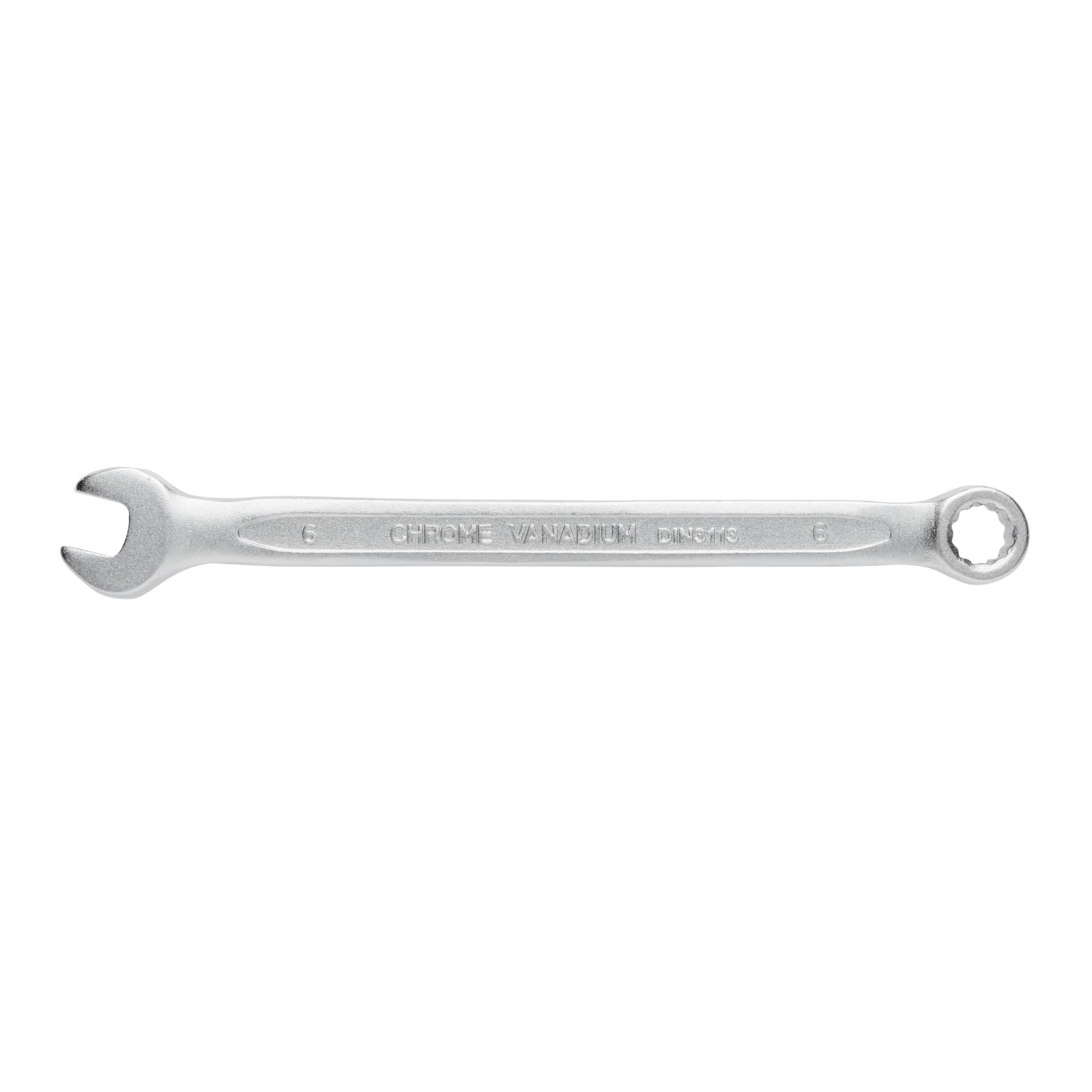 B2C Spanner Combination Wrench CRV Open Ended Round Fixed Head Spanners 6mm - 55mm (13mm)