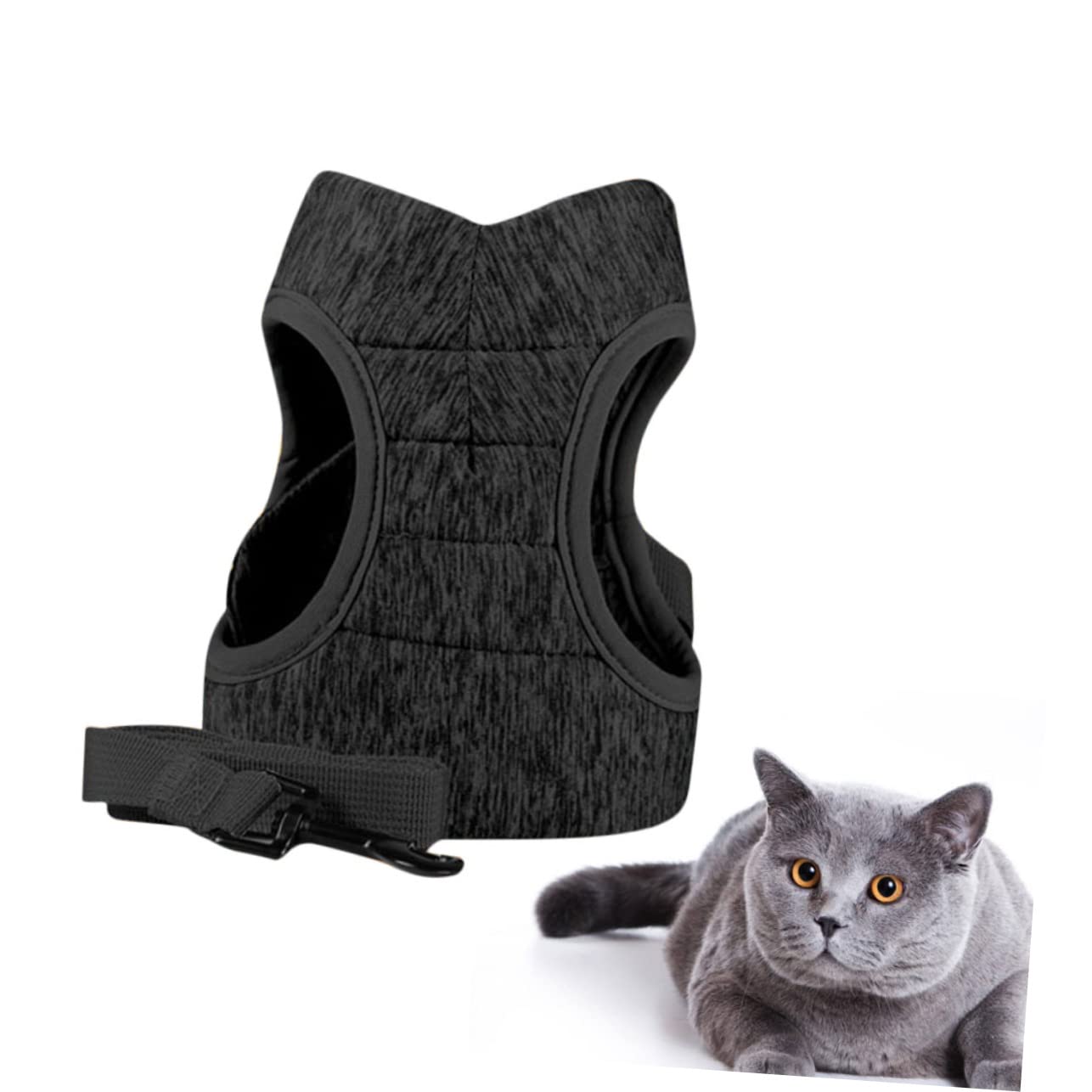 BESPORTBLE 3 Pièces Sangle de pour Chat Dressage d'animaux de Compagnie Sangle de pour Animaux de Compagnie Harnais pour Chiots Laisse Chat débardeurs Gilet Harnais