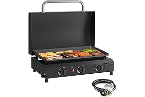 SKOK Gas Griddle with Hood: Your Culinary Masterpiece for Outdoor Grilling