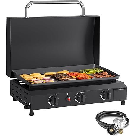 SKOK Gas Griddle with Hood: Your Culinary Masterpiece for Outdoor Grilling