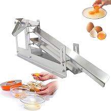 Liquid Separation Machine, Stainless Steel Egg White and Yolk Separator Tool with Loose Eggs Export Tray,Eggs Yolk Filter