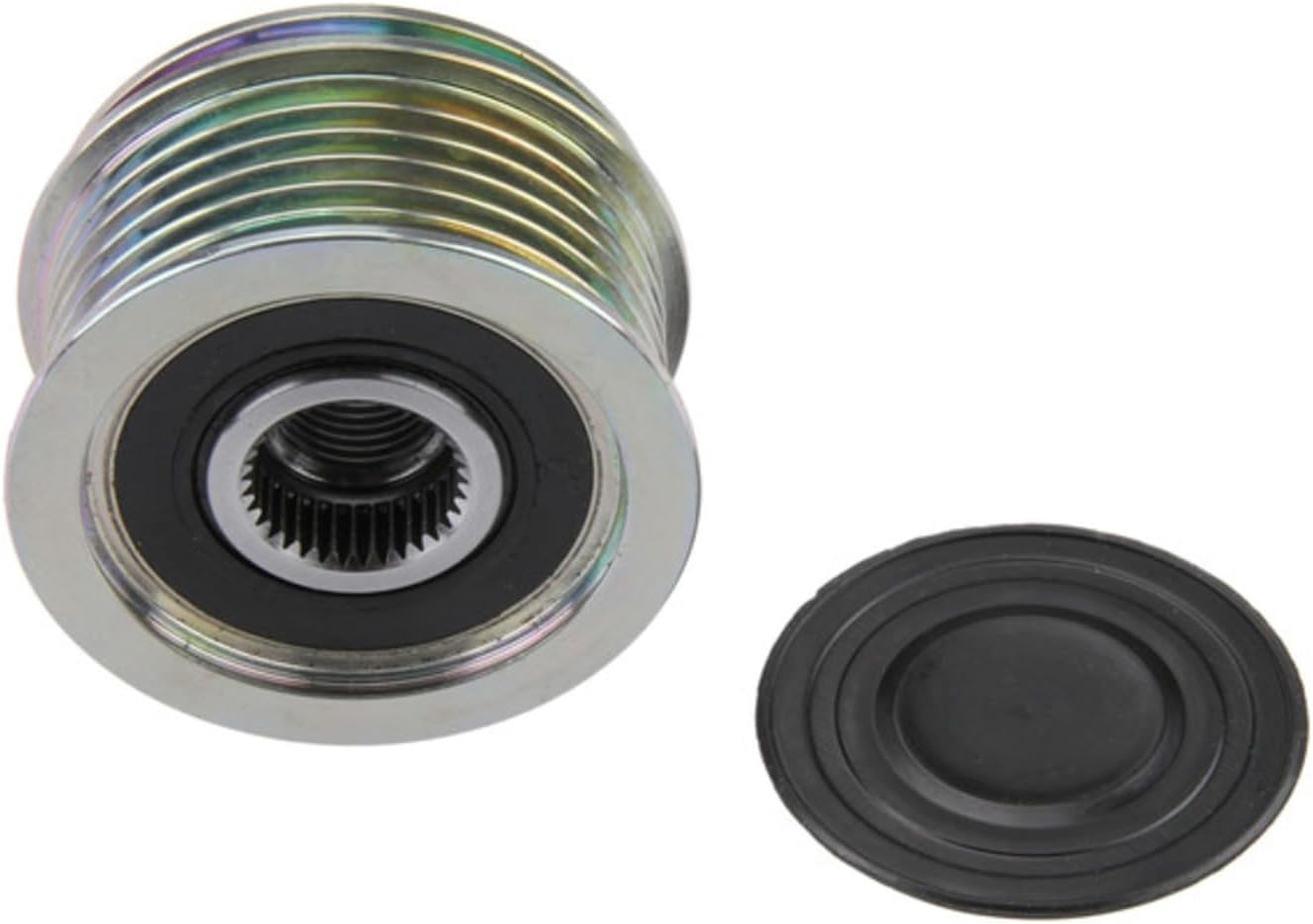 Replacement Alternator Decoupler Pulley Fits Volkswagen Tiguan GTI Jetta Passat CC Eos Beetle 2.0L L4 Gas (Turbocharged)