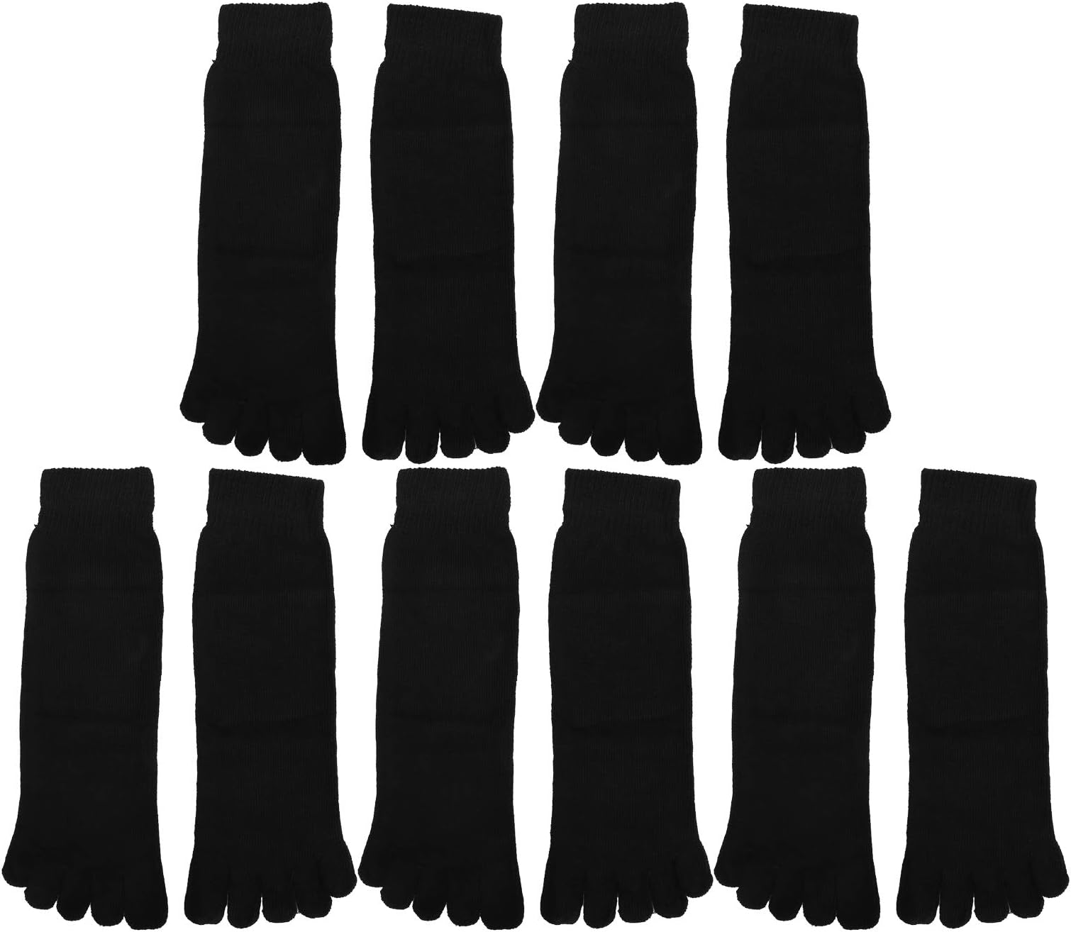Five Finger Socks, Toe Socks 5pairs Toe Socks Breathable Five Finger Socks for Travel for Home(grey)