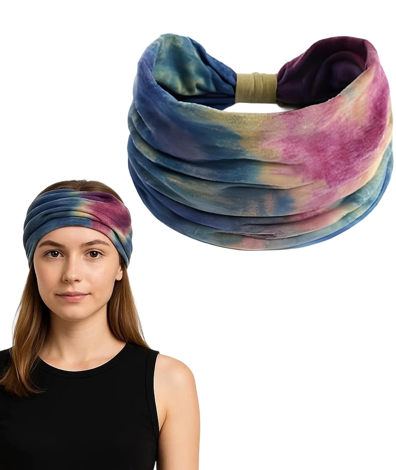 Boho Headband (Tie-Dye Pack of 3, Regular)