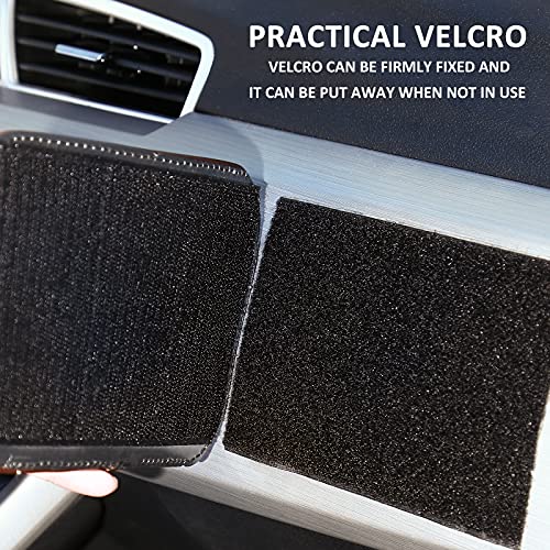Accmor 2Pcs Car Side Pocket Organizer, Pu Leather Storage Pocket Pouch Cell Phone Sunglasses Holder For Car, Car Seat Gap Filler Interior Accessories Organizer For Car Seat, Door, Window, Console #TOP7