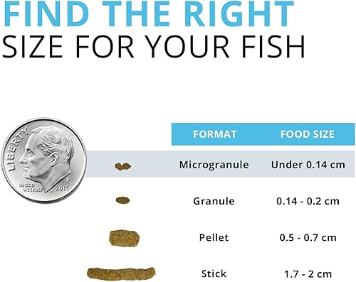 Miniatura 7 de Fluval Bug Bites - Gránulos alimentadores inferiores de 1.59 onzas, peces pequeños a medianos, gránulos pequeños de peces tropicales, 1.59 onzas