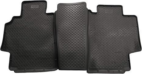 Husky Liners Classic Style Floor Mats | Fits 1998 - 2001 Dodge Ram 1500 CREW CAB ONLY; 1998 - 2002 Dodge Ram 2500/3500 QUAD CAB ONLY | 2nd Row, 2-pc Black - 61711