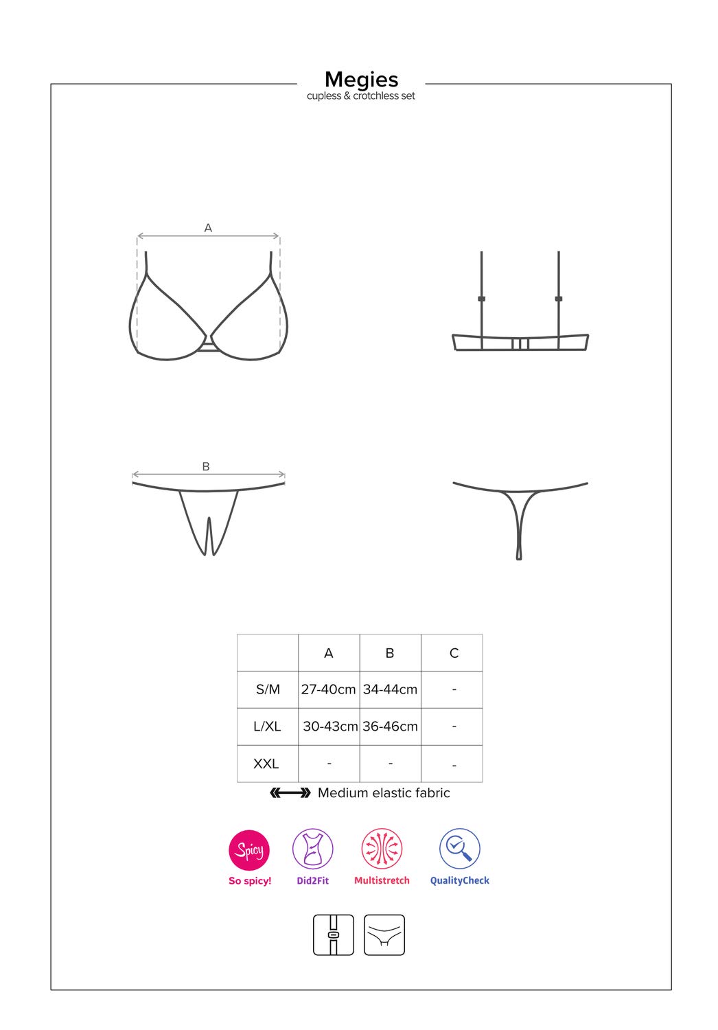 Obsessive Damen BH-Set M662