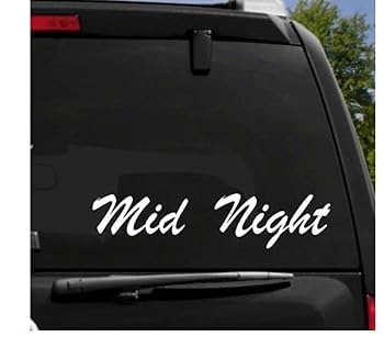 Amazon.co.jp: ステッカー 車 20X4.6Cmミッドナイトレーシング