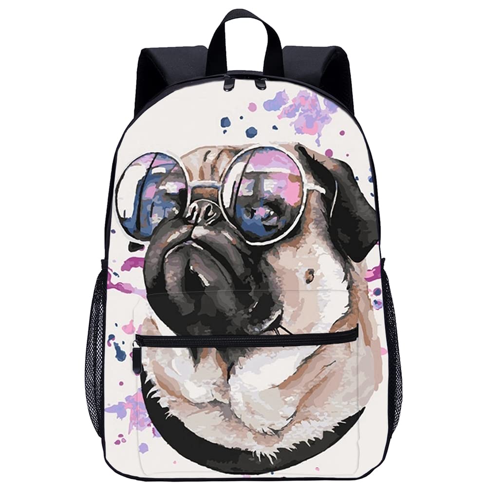 Mochila de moda con perros en 3D para el instituto y actividades extraescolares 8