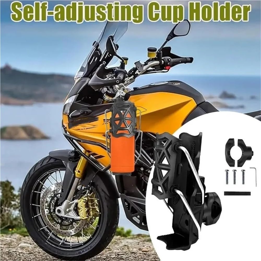 1-4 Piezas Soporte Universal Ajustable para portabotellas de Agua para Bicicleta, Motocicleta, portavasos eléctricos, Abrazadera, Accesorios Esenciales para Ciclismo