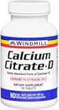 Windmill Calcium Citrate + D Tablets 120 Tablets (Pack of 10)