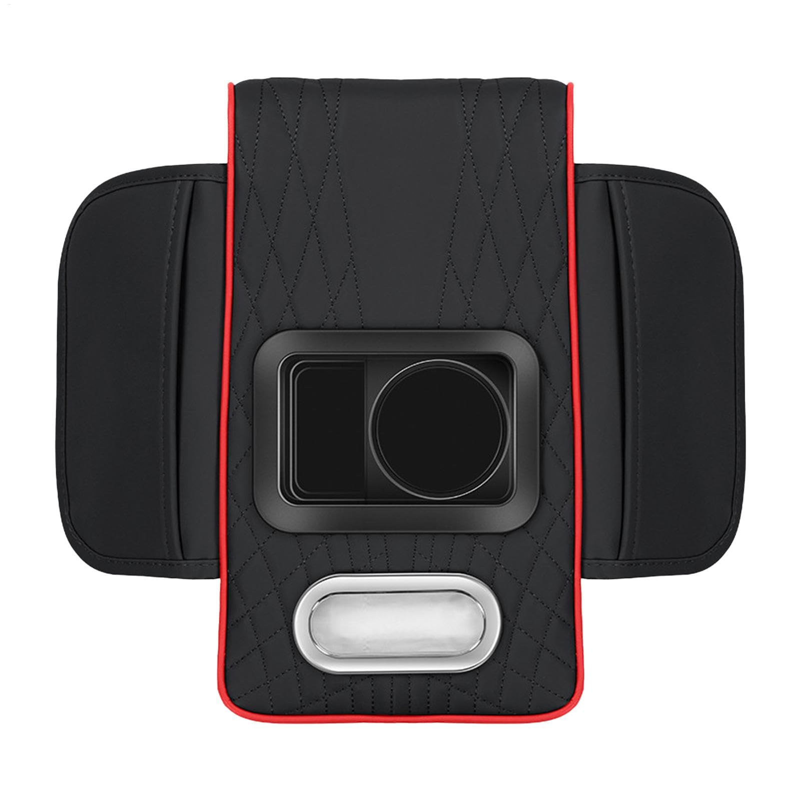 Podk?adka do samochodu Armrest Pad, ci??arówka Suv Rv Armrest Cushion, uchwyt kubek i uchwyt tkaniny, Center Console Cushion do SUV, ci??arówki, RV z kieszonkami do przechowywania, wygodna