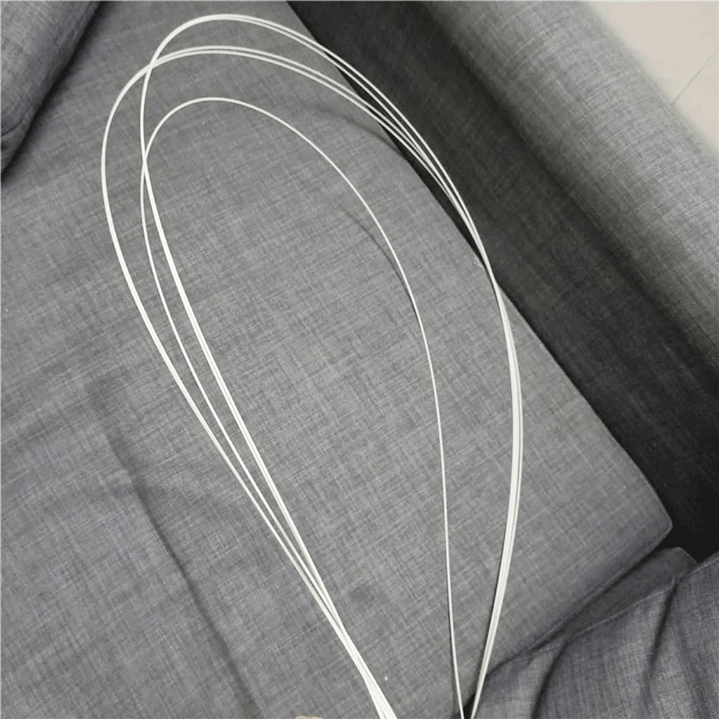 Varilla de fibra de vidrio blanca de 300 cm, 1 pieza (opciones de diámetro: 0,8 mm-5 mm)(2.5x3000mm)